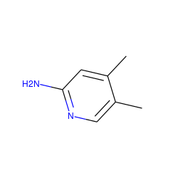 Cc1cnc(N)cc1C ZINC000014985912