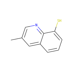 Cc1cnc2c(S)cccc2c1 ZINC000144703988