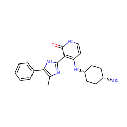 Cc1nc(-c2c(N[C@H]3CC[C@@H](N)CC3)cc[nH]c2=O)[nH]c1-c1ccccc1 ZINC000653726358