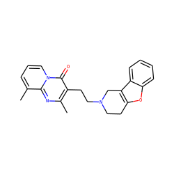 Cc1nc2c(C)cccn2c(=O)c1CCN1CCc2oc3ccccc3c2C1 ZINC000027864607