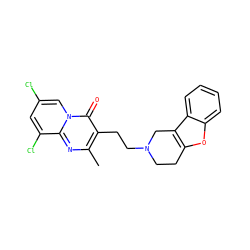 Cc1nc2c(Cl)cc(Cl)cn2c(=O)c1CCN1CCc2oc3ccccc3c2C1 ZINC000027856891