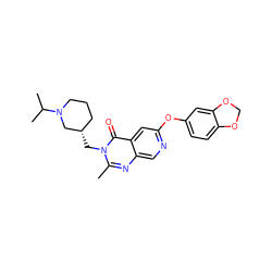 Cc1nc2cnc(Oc3ccc4c(c3)OCO4)cc2c(=O)n1C[C@H]1CCCN(C(C)C)C1 ZINC000073313938