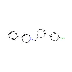 Clc1ccc(C2=CCC[C@@H](CN3CC=C(c4ccccc4)CC3)C2)cc1 ZINC000013738849