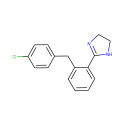 Clc1ccc(Cc2ccccc2C2=NCCN2)cc1 ZINC000027330669