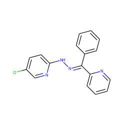 Clc1ccc(N/N=C(\c2ccccc2)c2ccccn2)nc1 ZINC000005850868