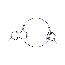 Clc1ccc2c(c1)N1C=CC2=NCCCCCN=C2C=CN(CCCCC1)c1cc(Cl)ccc12 ZINC000377846419