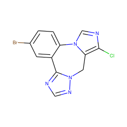 Clc1ncn2c1Cn1ncnc1-c1cc(Br)ccc1-2 ZINC000049019820