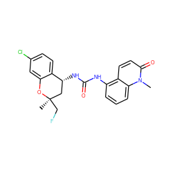 Cn1c(=O)ccc2c(NC(=O)N[C@@H]3C[C@@](C)(CF)Oc4cc(Cl)ccc43)cccc21 ZINC000144697056