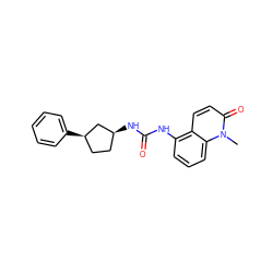 Cn1c(=O)ccc2c(NC(=O)N[C@H]3CC[C@@H](c4ccccc4)C3)cccc21 ZINC000169704908