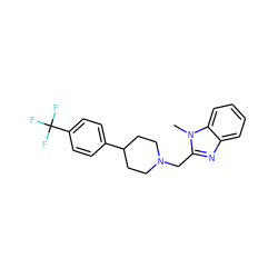 Cn1c(CN2CCC(c3ccc(C(F)(F)F)cc3)CC2)nc2ccccc21 ZINC000045348327