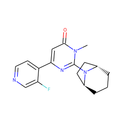 Cn1c(N2[C@H]3CCC[C@H]2CC3)nc(-c2ccncc2F)cc1=O ZINC000114418175