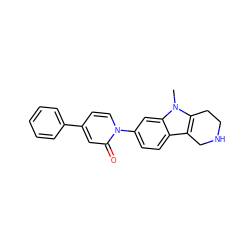 Cn1c2c(c3ccc(-n4ccc(-c5ccccc5)cc4=O)cc31)CNCC2 ZINC000064560290