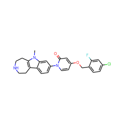 Cn1c2c(c3ccc(-n4ccc(OCc5ccc(Cl)cc5F)cc4=O)cc31)CCNCC2 ZINC000115015363