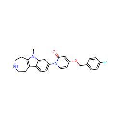Cn1c2c(c3ccc(-n4ccc(OCc5ccc(F)cc5)cc4=O)cc31)CCNCC2 ZINC000115010446