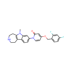 Cn1c2c(c3ccc(-n4ccc(OCc5ccc(F)cc5F)cc4=O)cc31)CCNCC2 ZINC000115010236