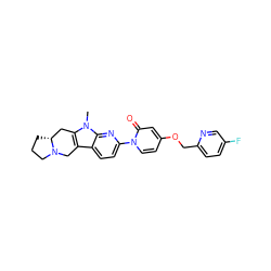Cn1c2c(c3ccc(-n4ccc(OCc5ccc(F)cn5)cc4=O)nc31)CN1CCC[C@@H]1C2 ZINC000113109820
