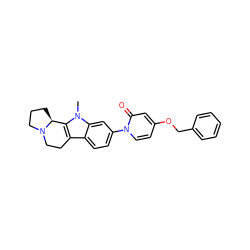 Cn1c2c(c3ccc(-n4ccc(OCc5ccccc5)cc4=O)cc31)CCN1CCC[C@@H]21 ZINC000113109088