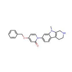 Cn1c2c(c3ccc(-n4ccc(OCc5ccccc5)cc4=O)cc31)CCNC2 ZINC000064559603