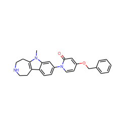 Cn1c2c(c3ccc(-n4ccc(OCc5ccccc5)cc4=O)cc31)CCNCC2 ZINC000115011275