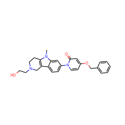 Cn1c2c(c3ccc(-n4ccc(OCc5ccccc5)cc4=O)cc31)CN(CCO)CC2 ZINC000064559242