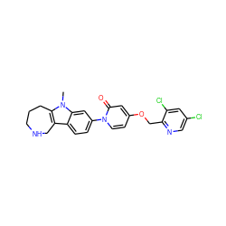 Cn1c2c(c3ccc(-n4ccc(OCc5ncc(Cl)cc5Cl)cc4=O)cc31)CNCCC2 ZINC000115010768