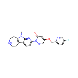 Cn1c2c(c3ccc(-n4ncc(OCc5ccc(F)cn5)cc4=O)nc31)CCNCC2 ZINC000115012403