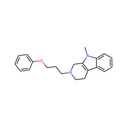 Cn1c2c(c3ccccc31)CCN(CCCOc1ccccc1)C2 ZINC000013526519