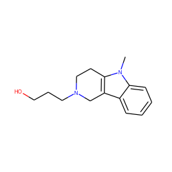 Cn1c2c(c3ccccc31)CN(CCCO)CC2 ZINC000013476823