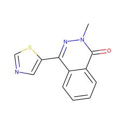 Cn1nc(-c2cncs2)c2ccccc2c1=O ZINC000000017088