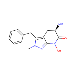 Cn1nc2c(c1Cc1ccccc1)C[C@@H](N)C(=O)N2O ZINC000169711486