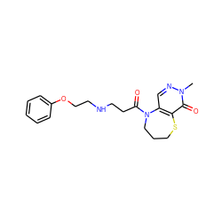 Cn1ncc2c(c1=O)SCCCN2C(=O)CCNCCOc1ccccc1 ZINC000026725442