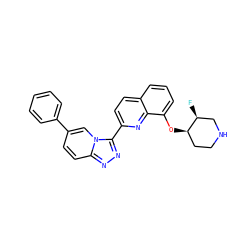 F[C@H]1CNCC[C@H]1Oc1cccc2ccc(-c3nnc4ccc(-c5ccccc5)cn34)nc12 ZINC000096175055