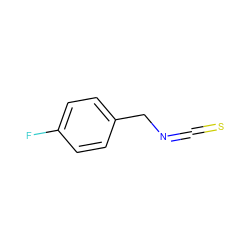 Fc1ccc(CN=C=S)cc1 ZINC000001841066