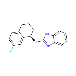 Fc1ccc2c(c1)[C@H](Nc1nc3ccccc3[nH]1)CCC2 ZINC000040379741