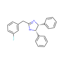 Fc1cccc(CC2=N[C@H](c3ccccc3)[C@H](c3ccccc3)N2)c1 ZINC000028133848