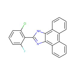 Fc1cccc(Cl)c1-c1nc2c3ccccc3c3ccccc3c2[nH]1 ZINC000029135901