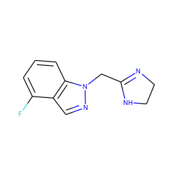 Fc1cccc2c1cnn2CC1=NCCN1 ZINC000299839482