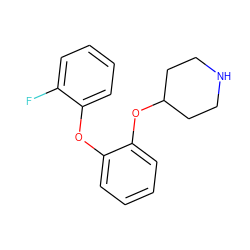 Fc1ccccc1Oc1ccccc1OC1CCNCC1 ZINC000066112441