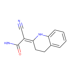 N#C/C(C(N)=O)=C1/CCc2ccccc2N1 ZINC000000179042