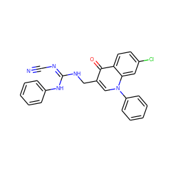 N#C/N=C(/NCc1cn(-c2ccccc2)c2cc(Cl)ccc2c1=O)Nc1ccccc1 ZINC000096170269