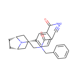 N#CCC(=O)N(CCN1[C@H]2CC[C@@H]1C[C@H](c1cccc(C(N)=O)c1)C2)Cc1ccccc1 ZINC000117295589