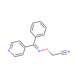 N#CCO/N=C(\c1ccccc1)c1ccncc1 ZINC000004948994