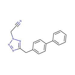 N#CCn1nnc(Cc2ccc(-c3ccccc3)cc2)n1 ZINC000029043238