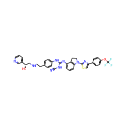 N#CN/C(=N\c1cccc2c1CCN2c1nc(-c2ccc(OC(F)(F)F)cc2)cs1)Nc1ccc(CCNC[C@H](O)c2cccnc2)cc1 ZINC000027216892