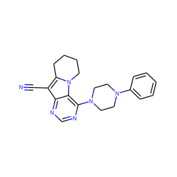 N#Cc1c2n(c3c(N4CCN(c5ccccc5)CC4)ncnc13)CCCC2 ZINC000135915126