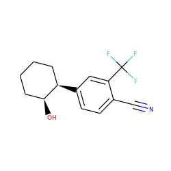 N#Cc1ccc([C@@H]2CCCC[C@@H]2O)cc1C(F)(F)F ZINC000040862602