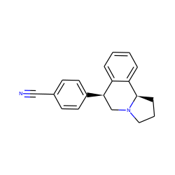 N#Cc1ccc([C@@H]2CN3CCC[C@@H]3c3ccccc32)cc1 ZINC000026671345