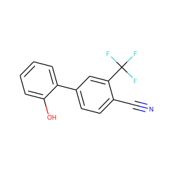 N#Cc1ccc(-c2ccccc2O)cc1C(F)(F)F ZINC000028825054