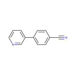 N#Cc1ccc(-c2cccnc2)cc1 ZINC000001437370