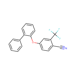 N#Cc1ccc(Oc2ccccc2-c2ccccc2)cc1C(F)(F)F ZINC000035906311